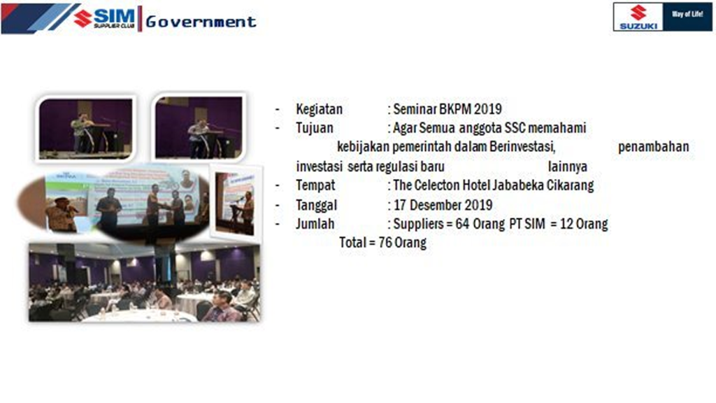 Seminar BKPM 2019: Kebijakan & Regulasi Investasi